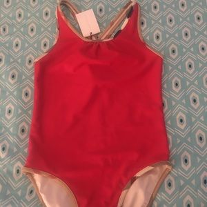 Girls Burberry Swimsuit